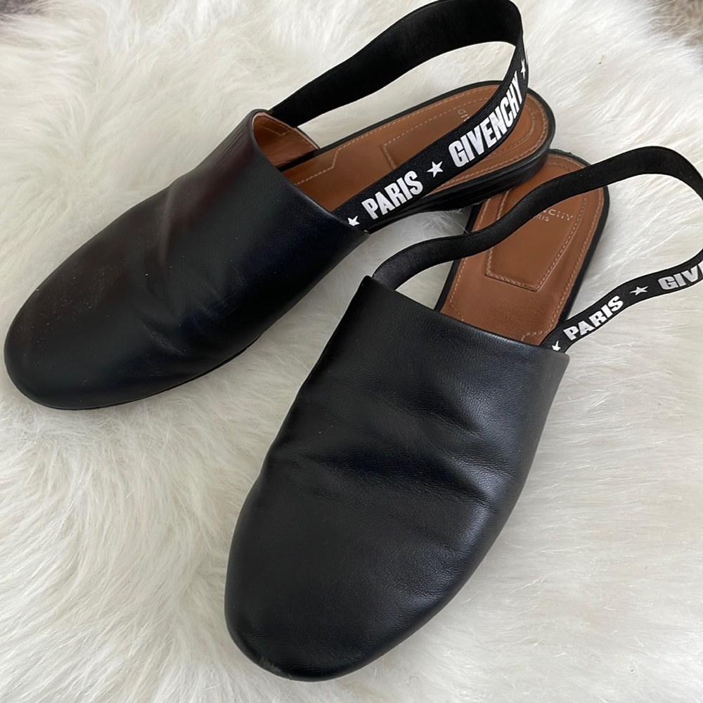 Givenchy logo sling backs